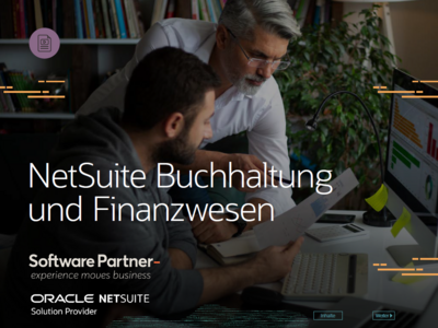 Titelbild der Präsentaion zur Buchhaltung mit Oracle NetSuite