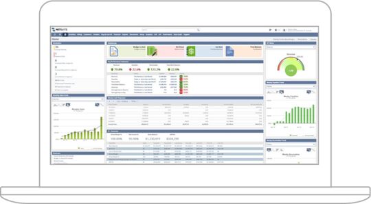 Oracle NetSuite Finanz-Dashboard