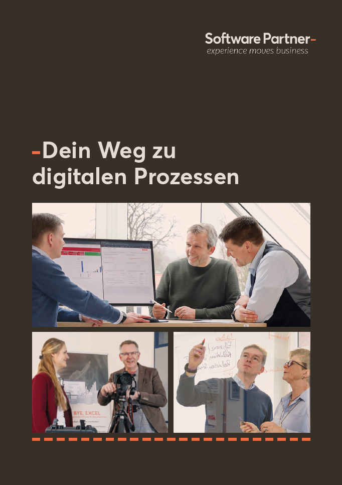 Titelseite der Unternehmensbroschüre zu S+S SoftwarePartner GmbH